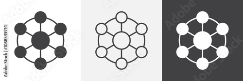 Dependency icon set. vector illustration.