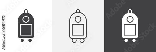 Hotel service icon set. vector illustration.