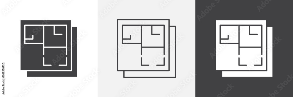 Architecture plan icon set. vector illustration. Architecture plan icon set. vector illustration.