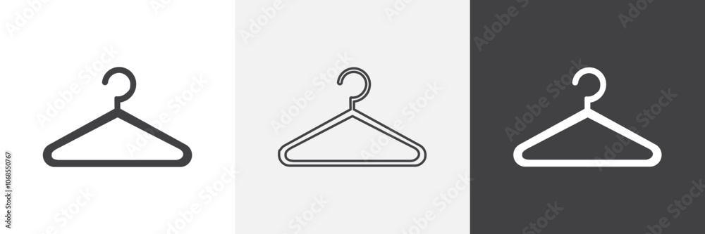 Hanger icon set. vector illustration. Hanger icon set. vector illustration.