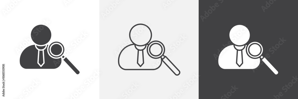Job vacancy icon set. vector illustration. Job vacancy icon set. vector illustration.