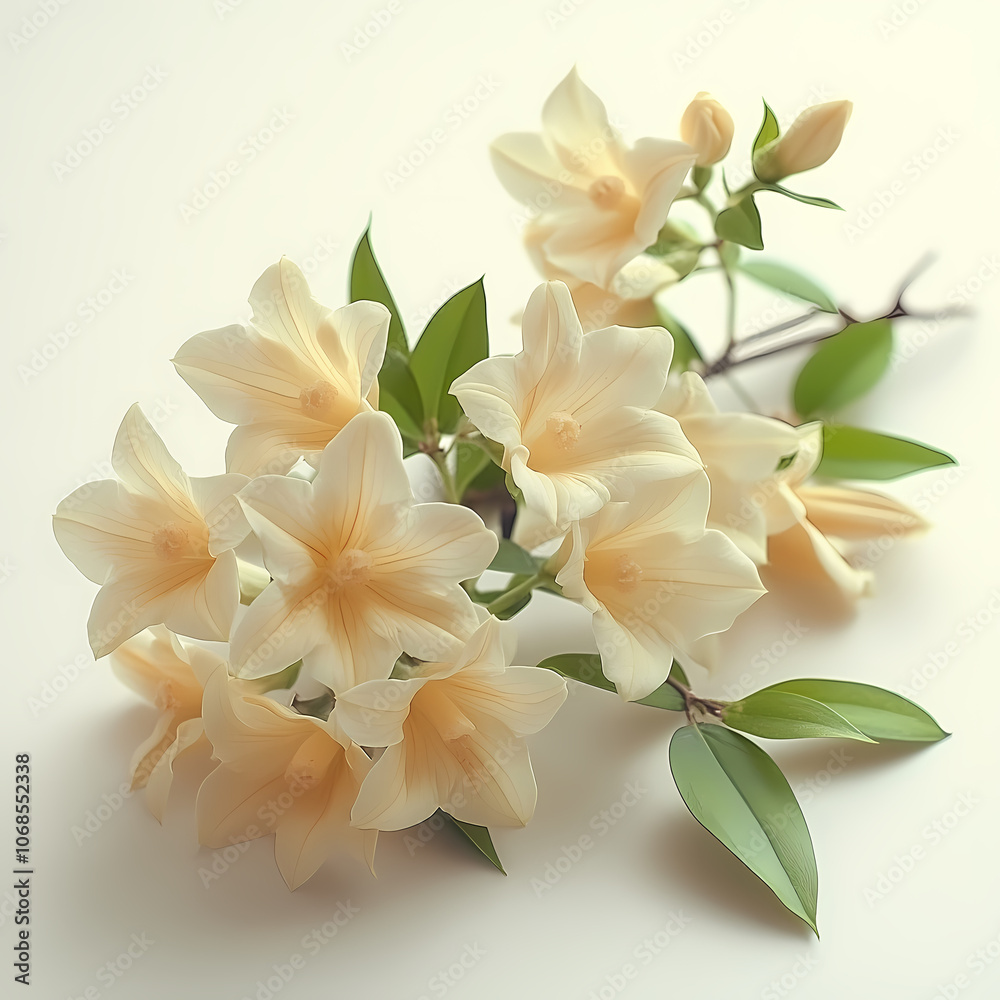 Dendrobium Orchids flowers Isolated on white background. Dendrobium Orchids flowers Isolated on white background.