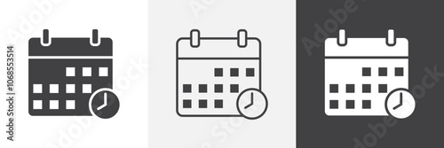 Appointment icon set. vector illustration.