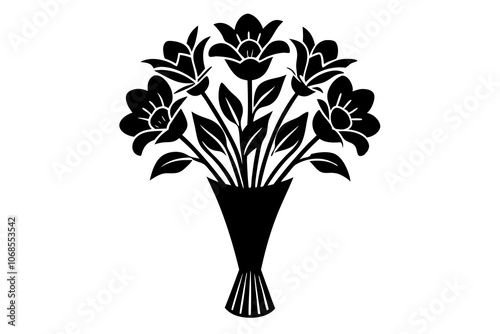 Bouquet of Flowers | isolated vector illustration on white background