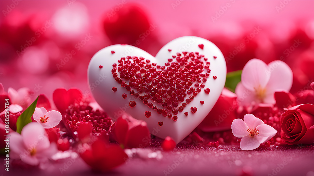 Valentine's day background, Valentine's day wallpaper, Happy Valentine's day, Valentine's day jewel, Valentine's day jewel present gift, ai generated