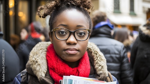 Job seekers actively engaging with recruiters at a bustling career fair, showcasing determination and eagerness in their pursuit of professional opportunities.