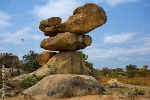 The Flying Boat rock formation at Chiremba, Harare, Zimbabwe