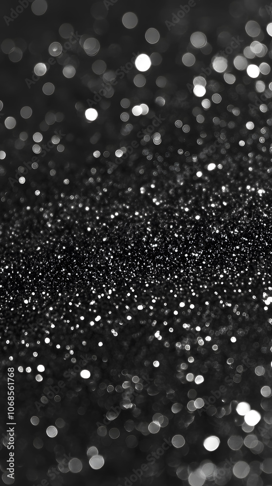 Abstract Sparkle Background with Silver and Black Abstract Sparkle Background with Silver and Black
