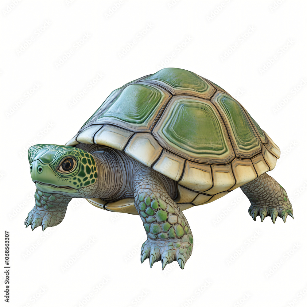 Obraz premium turtle isolated on white background