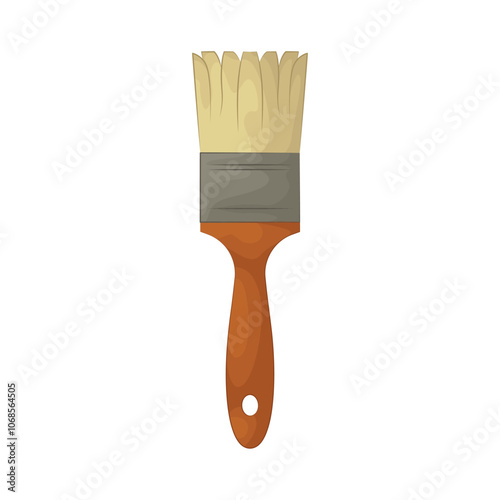 Illustration of paint brush 