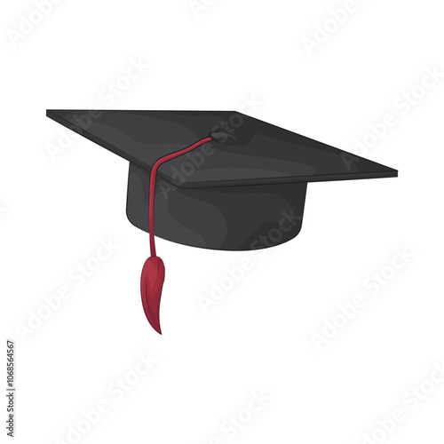 Illustration of graduation cap 