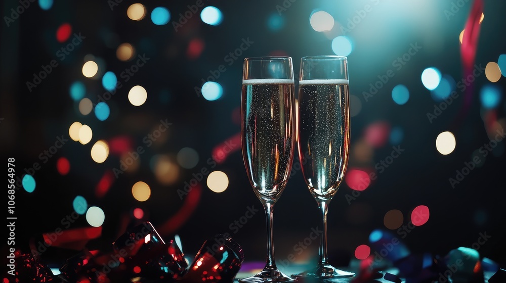 Sparkling Champagne Glasses for Celebration