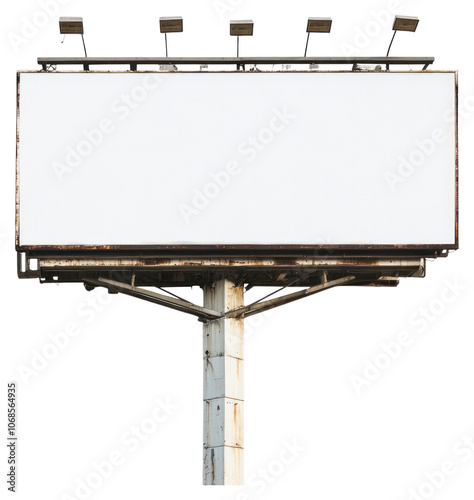 PNG Blank billboard for outdoor advertising photo