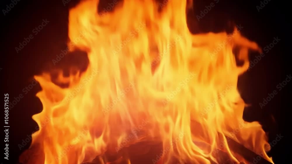 Blazing Inferno: A mesmerizing display of vibrant flames, dancing and swirling with intense heat, captured in a close-up shot that evokes a sense of both awe and danger. Blazing Inferno: A mesmerizing display of vibrant flames, dancing and swirling with intense heat, captured in a close-up shot that evokes a sense of both awe and danger.