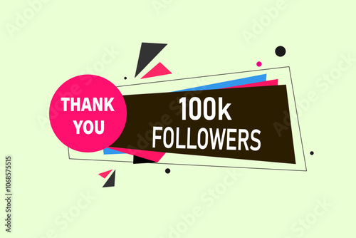 thank you 300 followers  vector illustration social media post  subscribers or followers animation design banner 
