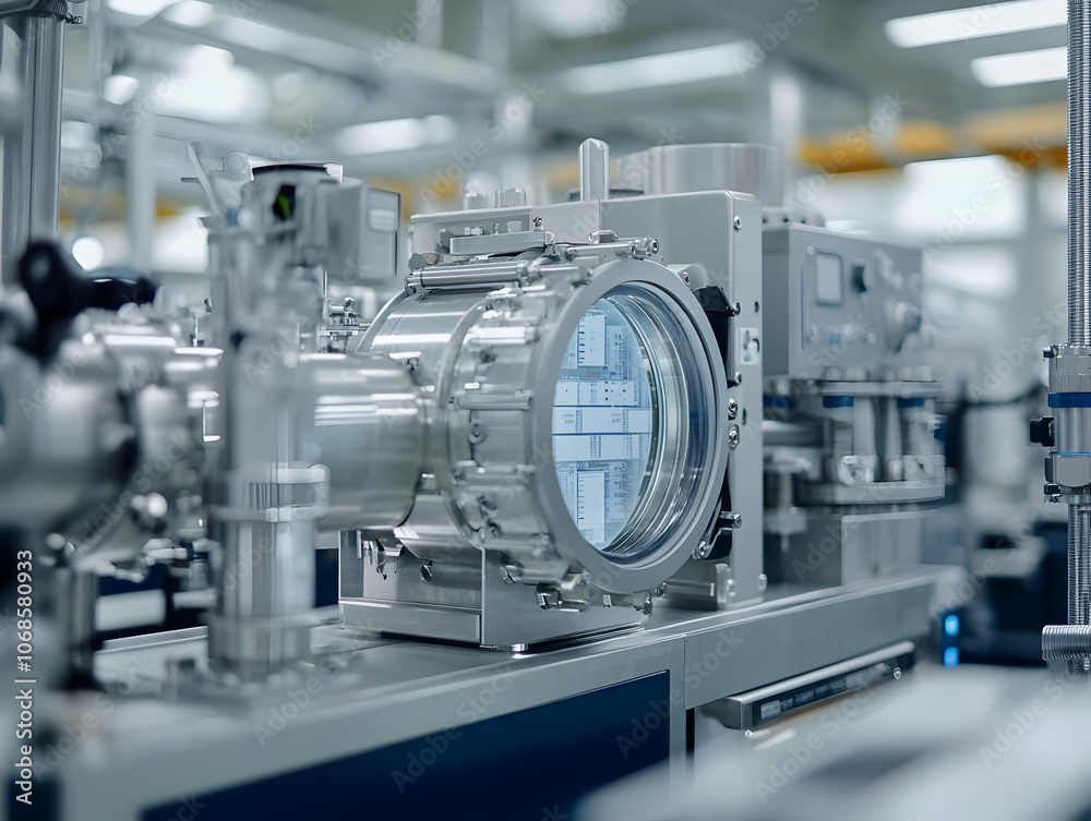 Photo Modern Industrial Equipment Manufacturing Plant Photo Modern Industrial Equipment Manufacturing Plant