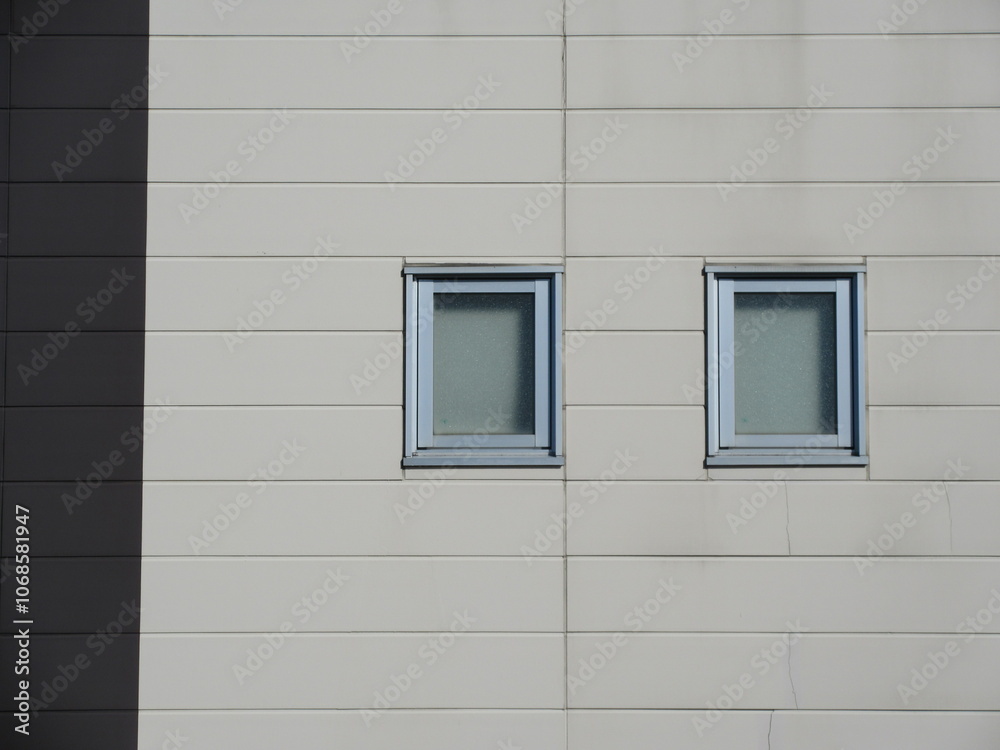 Fototapeta premium 外壁と窓