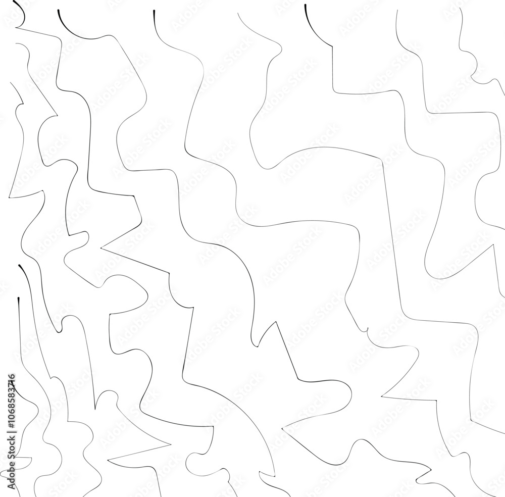 Adobe Illustrator Artwork with writhing wavy strings or wires. Adobe Illustrator Artwork with writhing wavy strings or wires.