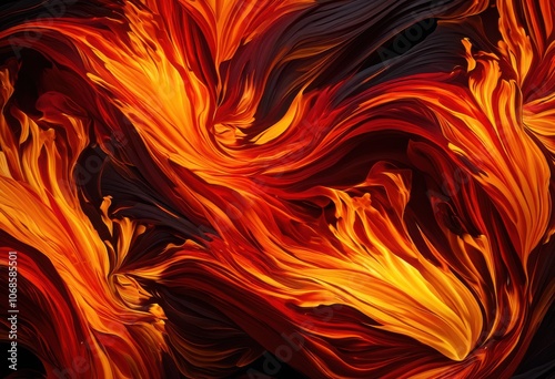 intricate close captivating flame textures featuring warm hues yellow blaze fluid motion, flames, fire, heat, warmth, glow, ember, brightness, red, orange