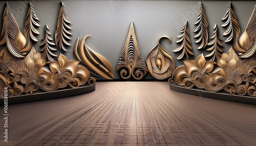 3d wallpaper,background. 3D Decorative wallpaper for background,wall background for TV stand background photo