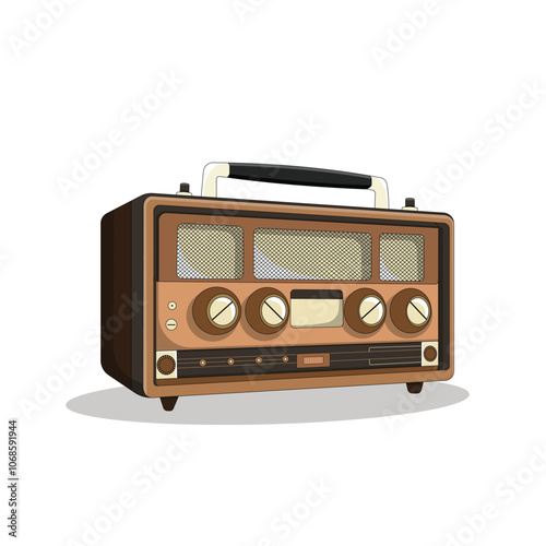 Old Radio Illustration