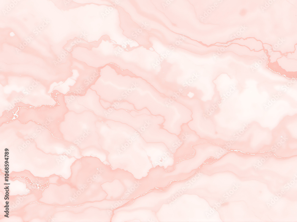 Fototapeta premium Soft pink marble texture with smooth wave patterns ideal for background design or artistic projects