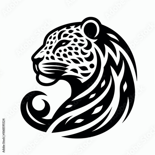 leopard logo illustration