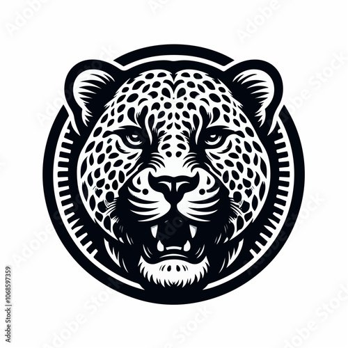 leopard logo illustration