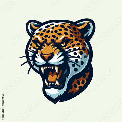 leopard logo illustration