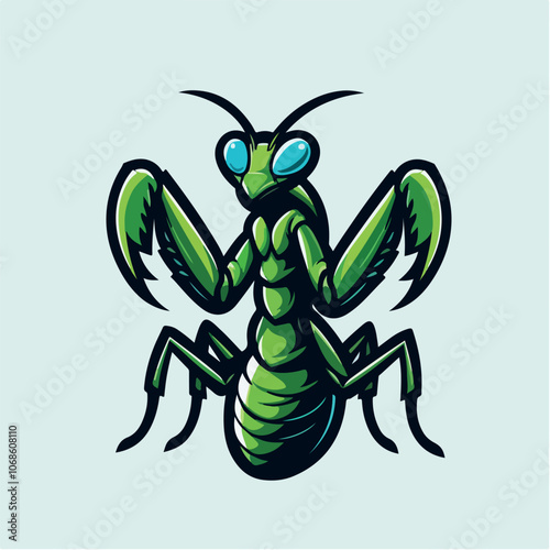 mantis logo illustration