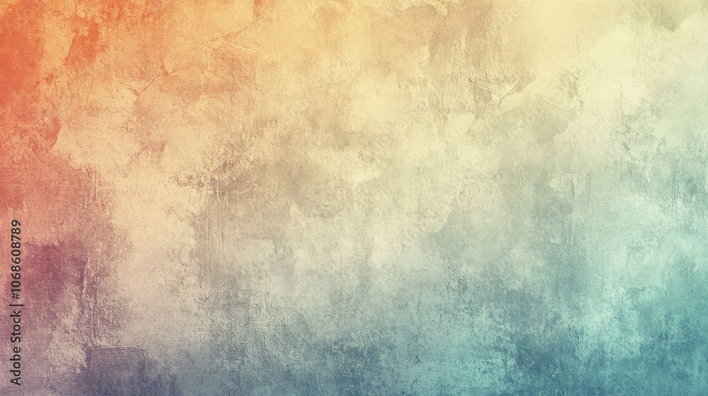 A textured gradient wall featuring soft hues of orange to blue, creating a tranquil and artistic backdrop. A textured gradient wall featuring soft hues of orange to blue, creating a tranquil and artistic backdrop.
