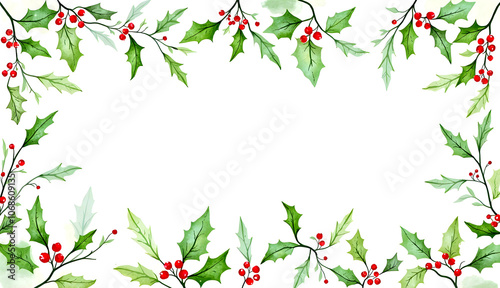 Wallpaper Mural holly berries Torontodigital.ca