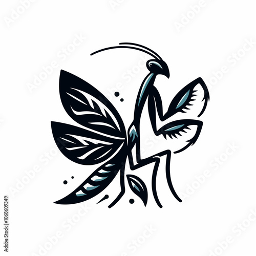 mantis logo illustration 