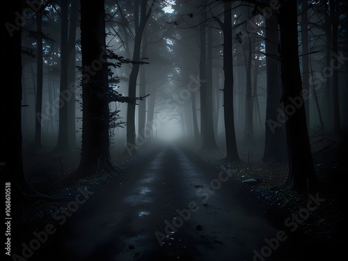 fog in the forest