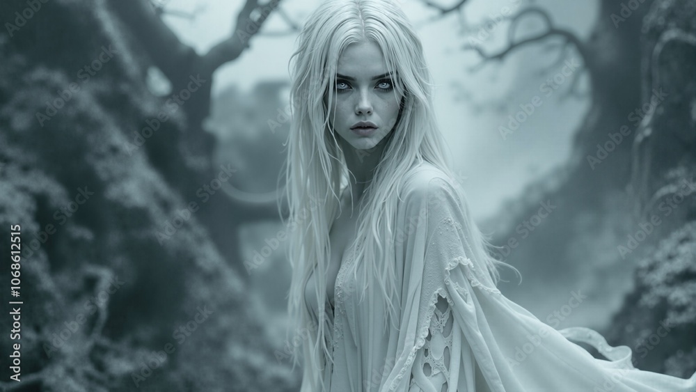 Ethereal Female Beauty Portrait Ethereal Female Beauty Portrait