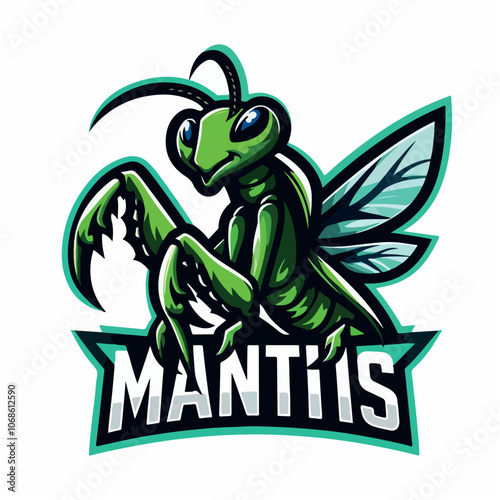 mantis logo illustration 