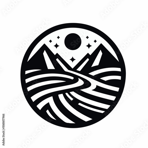 nazca lines logo illustration