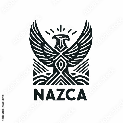 nazca lines logo illustration