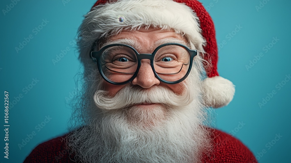 Cheerful Santa Claus with Goofy Expression Cheerful Santa Claus with Goofy Expression