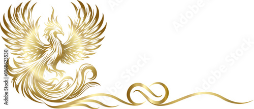 Eternal Phoenix The Symbol of Rebirth and Transformation,A mystical Phoenix rises from its ashes, symbolizing rebirth and eternal life. This mythical bird, cloaked in flames.