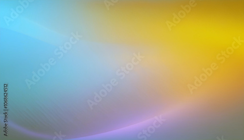 Abstract Gradient Background with Blue, Yellow,