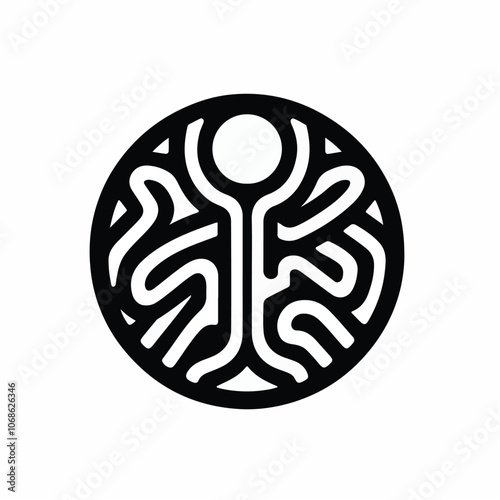 nazca lines logo illustration