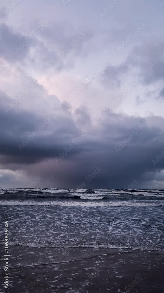 breaking waves in baltic sea at storm breaking waves in baltic sea at storm