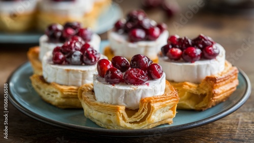 Wallpaper Mural Pieces Of Cranberry Brie. Torontodigital.ca