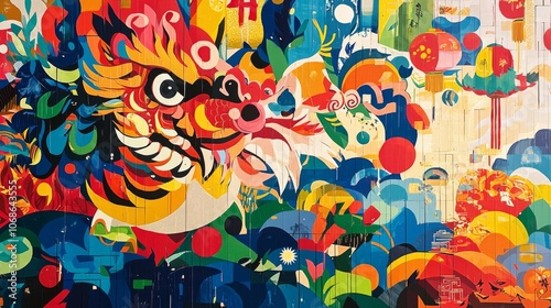 Chinese New Year community mural project captures creativity and collaboration