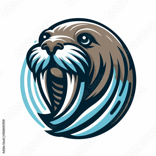 walrus logo illustration