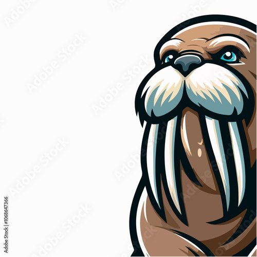 walrus logo illustration