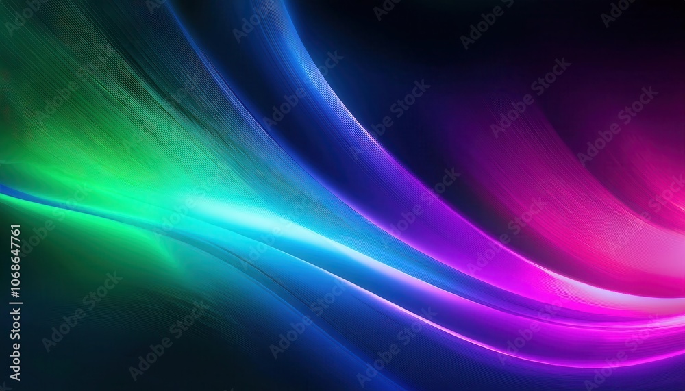 Abstract Neon Light Waves in a Futuristic Gradient Spectrum of Blue, Green, and Magenta Hues for Dynamic Digital Art, Technology Backgrounds, and Modern Design Inspirations Abstract Neon Light Waves in a Futuristic Gradient Spectrum of Blue, Green, and Magenta Hues for Dynamic Digital Art, Technology Backgrounds, and Modern Design Inspirations