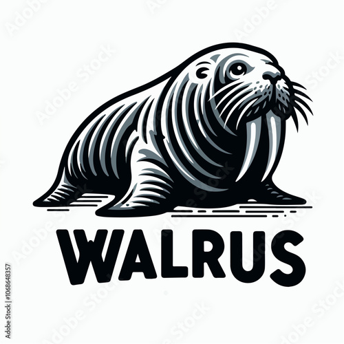 walrus logo illustration