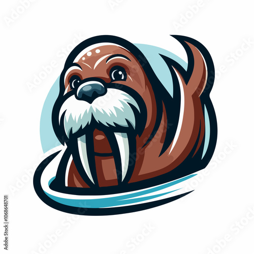 walrus logo illustration